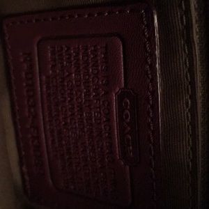 Coach Bags - Purplish/Burgundy Coach handbag Coach Bags - Purplish/Burgundy Coach handbag